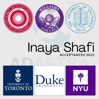 Acceptances 2025